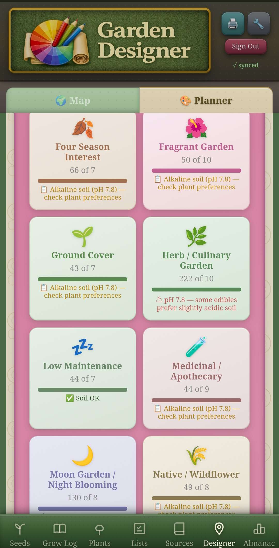 Garden Designer themes