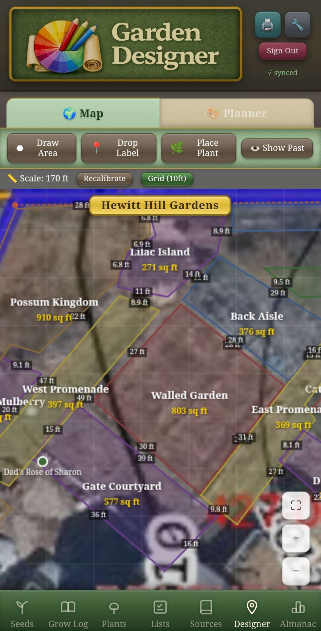 Garden Designer map